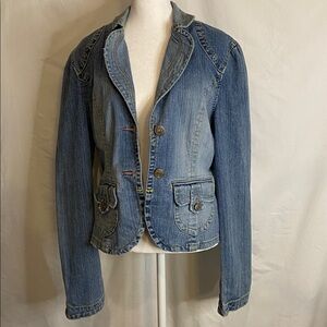 Unionbay Women's Denim Jacket M coastal cowgirl, Y2K western vintage feminine